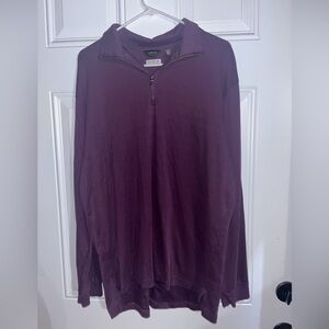 LINCS DC @ Co Men's XL Quarter Zip Pullover Sweater  Long Sleeve Comfort Career